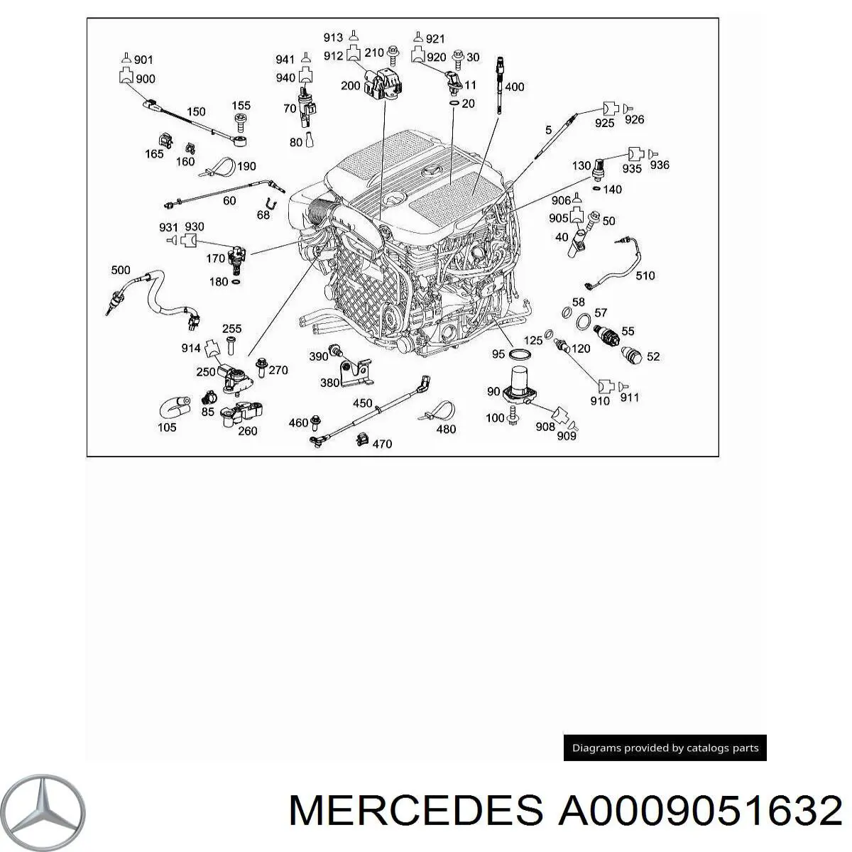 A0009059205 Mercedes 