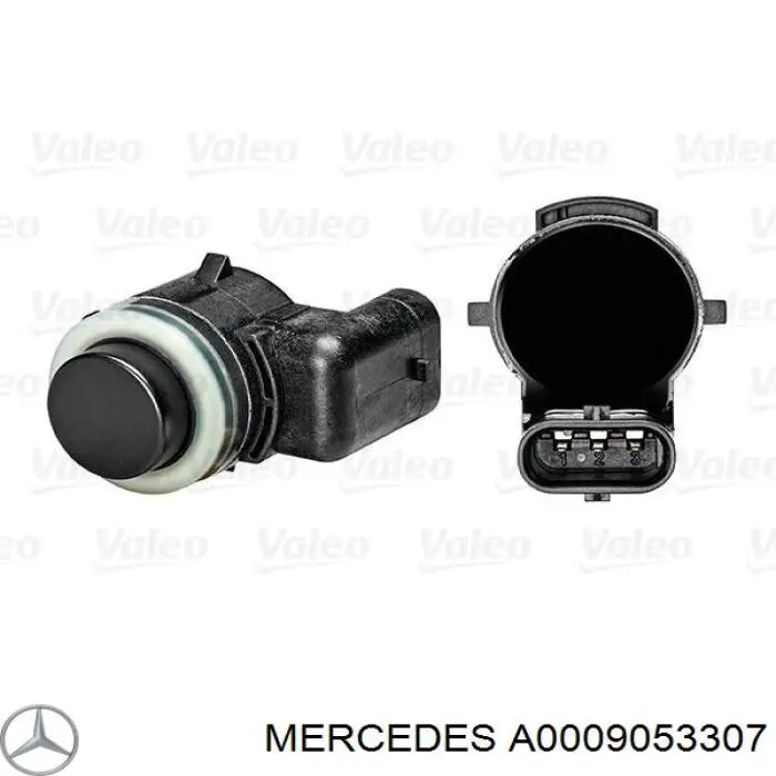 A0009053307 Mercedes Sensor de sinalização de estacionamento (sensor de estacionamento) dianteiro/traseiro lateral