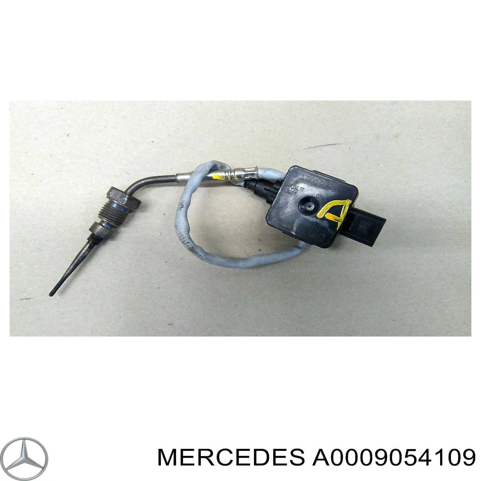 Compre A0009054109 Mercedes Sensor de temperatura dos gases de escape (GE), antes de turbina