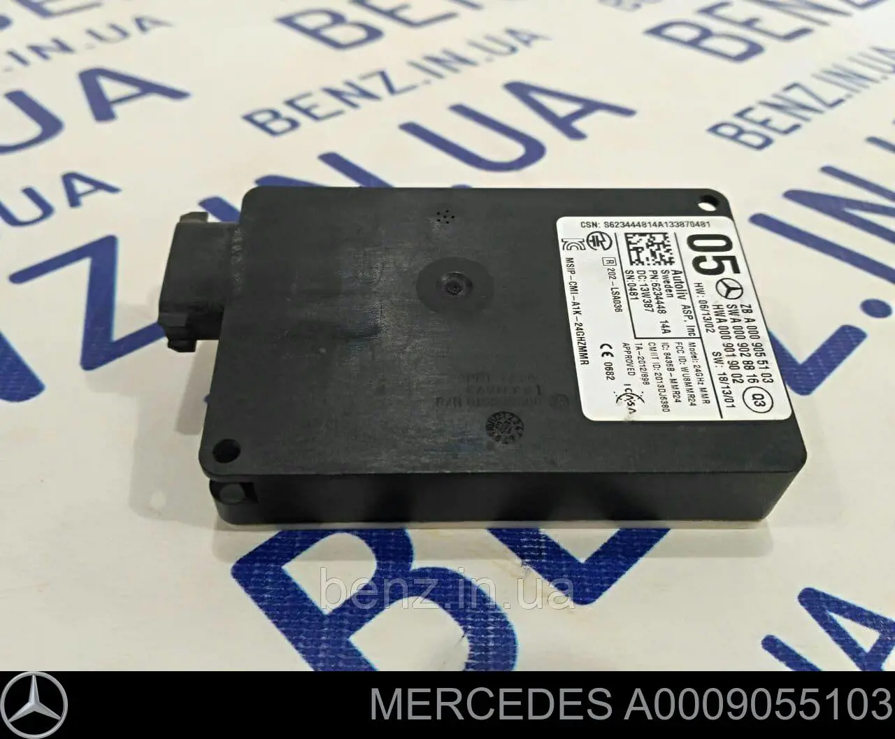 A0009055103 Mercedes Sensor de radar de distância