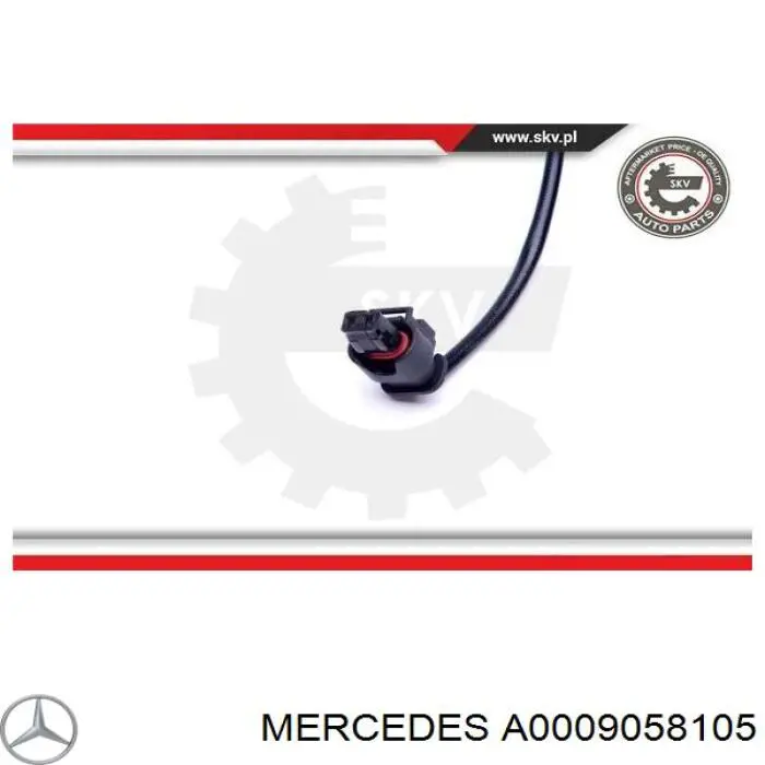Sensor de temperatura dos gases de escape (GE), no catalisador Mercedes A0009058105 preço, a partir de 58,39 USD