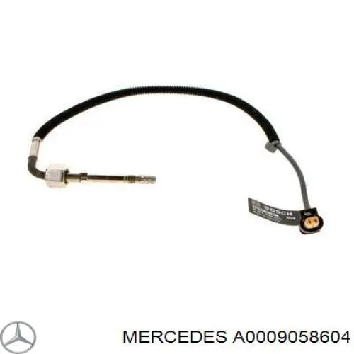 Sensor de temperatura dos gases de escape (GE), até o catalisador Mercedes A0009058604 preço, a partir de 55,13 USD