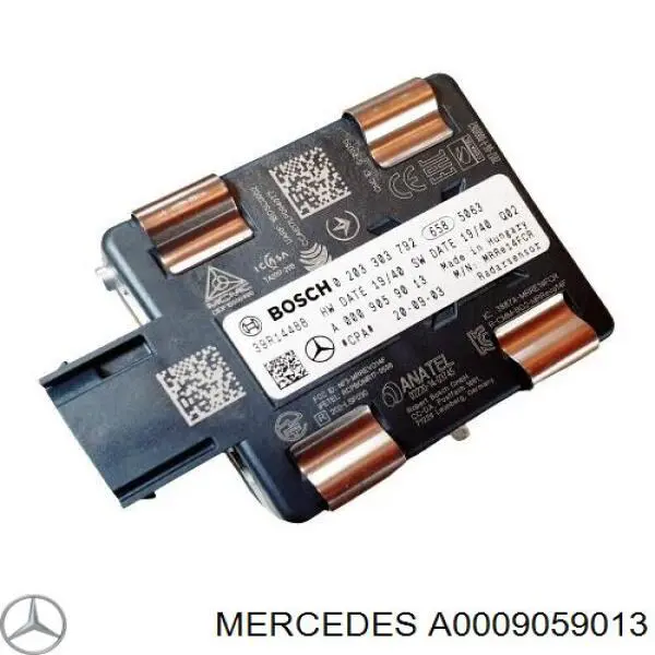 Sensor de radar de distância A0009059013 Mercedes