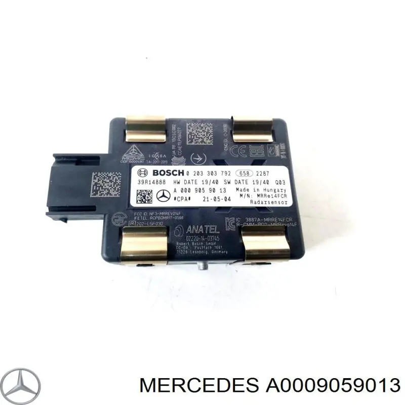 A0009059013 Mercedes Sensor de radar de distância