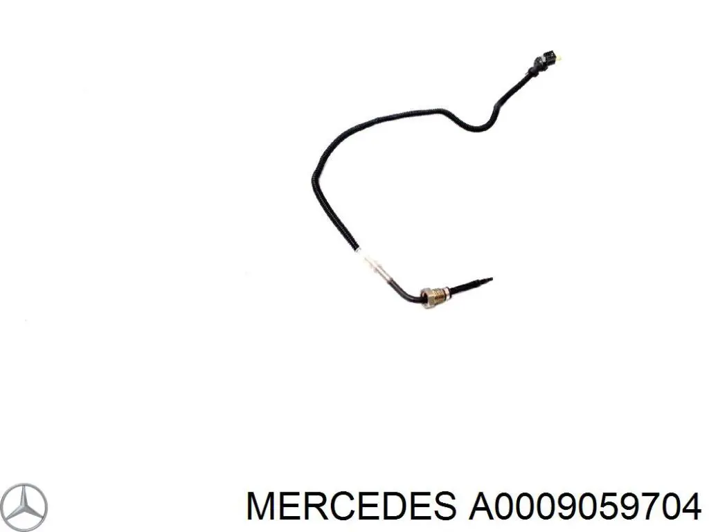 Compre A0009059704 Mercedes Sensor de temperatura dos gases de escape (GE), antes de filtro de partículas diesel