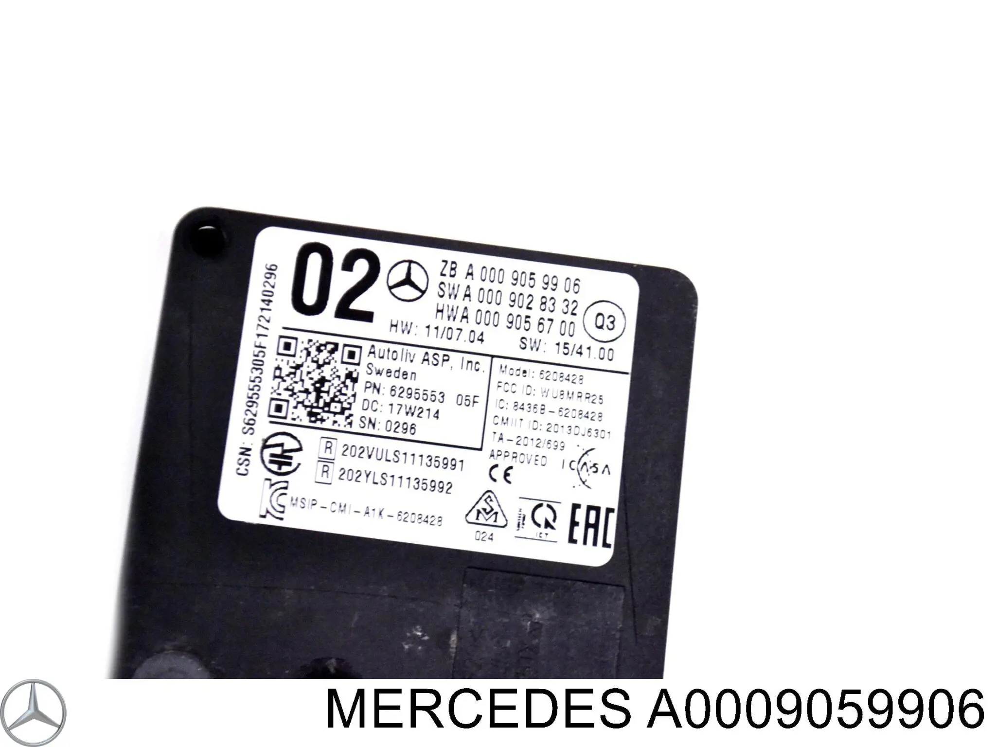 A0009059906 Mercedes Sensor de radar de distância