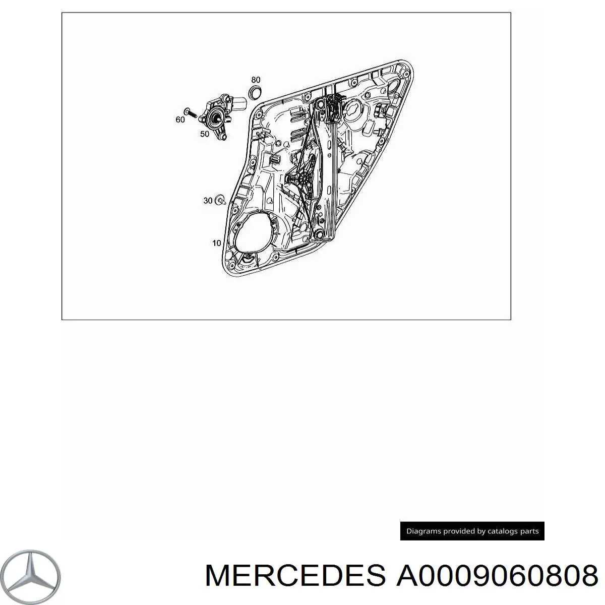 Motor de acionamento de vidro da porta traseira esquerda Mercedes A0009060808 preço, a partir de 92,10 USD