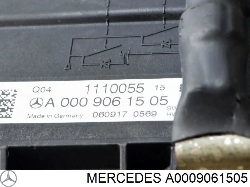 Compre A0009061505 Mercedes Borne de bateria recarregável (PILHA)