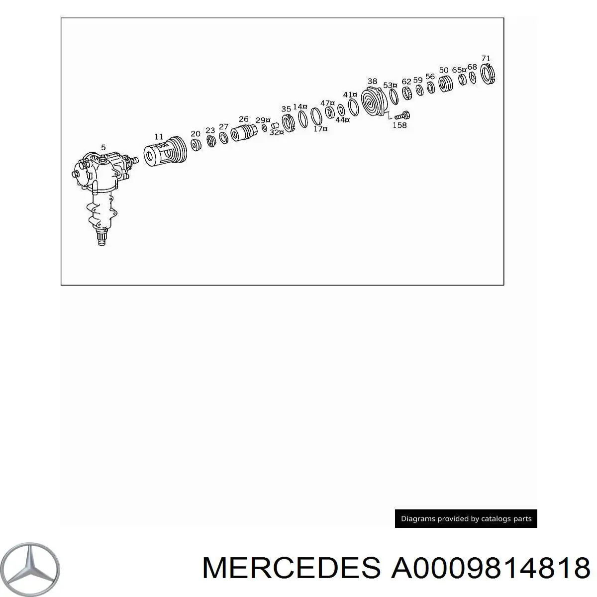  Mercedes A0009814818 preço, a partir de 17,29 USD