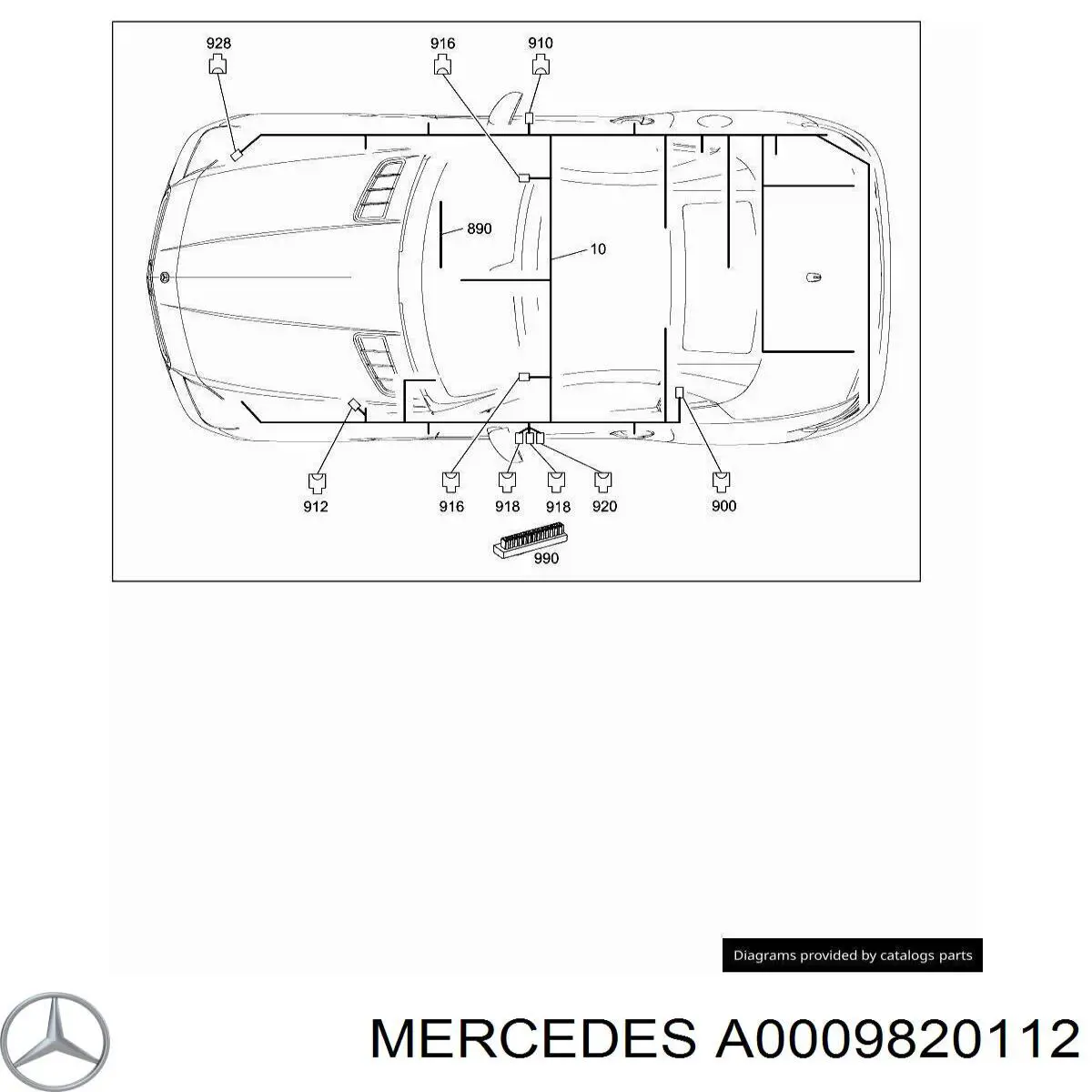 A0009820112 Mercedes 