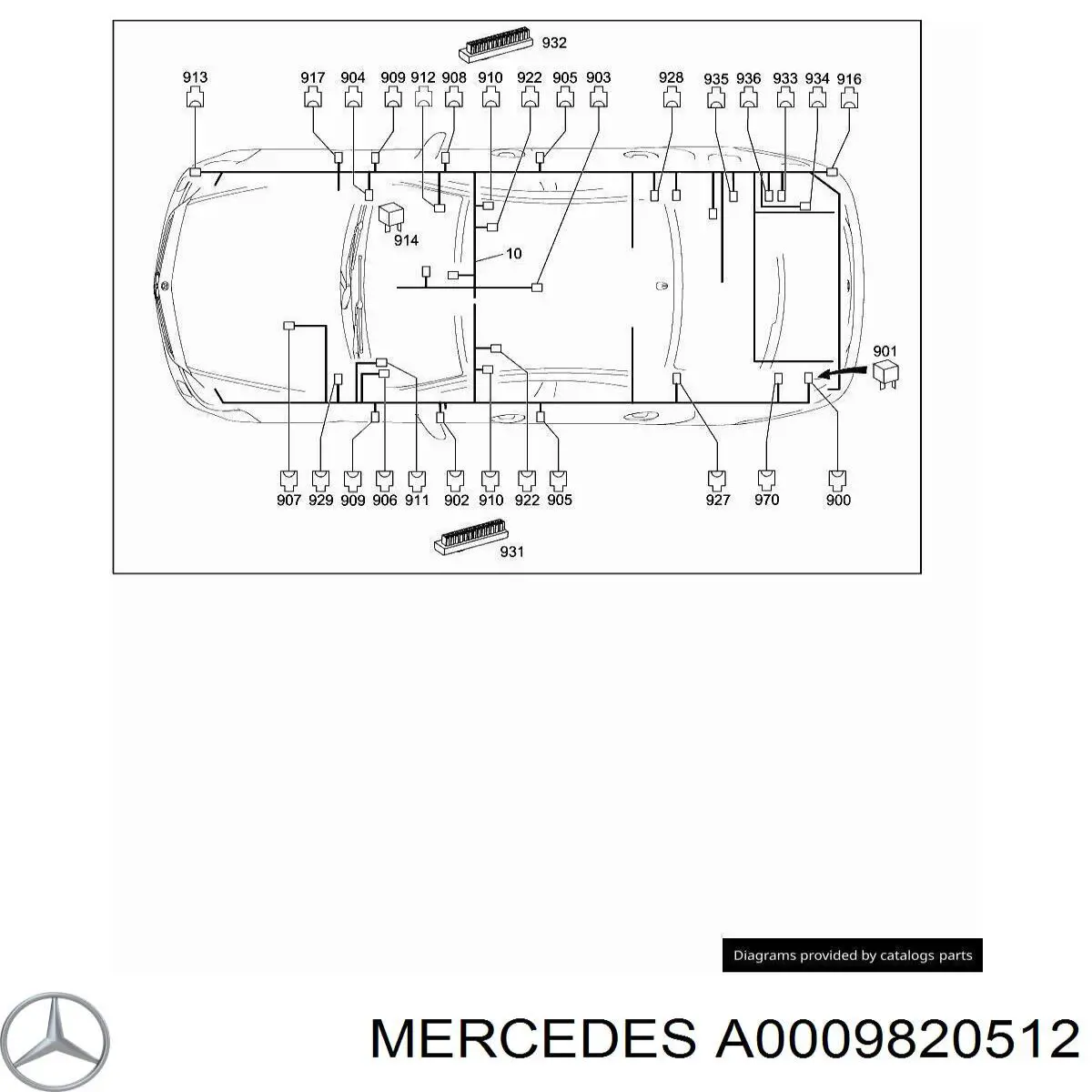  Mercedes A0009820512 preço, a partir de 39,23 USD