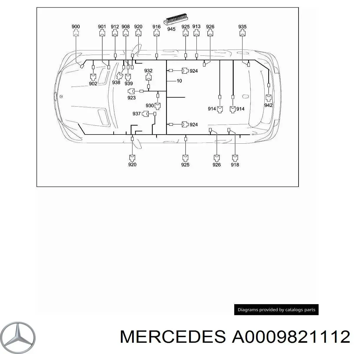 0009821112 Mercedes 