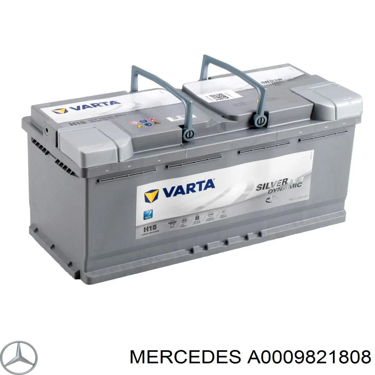 Bateria recarregável (PILHA) Mercedes A0009821808 preço, a partir de 633,11 USD