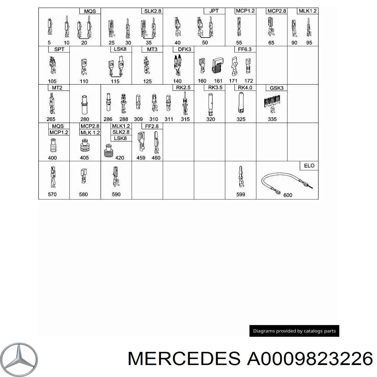 A0009823226 Mercedes 