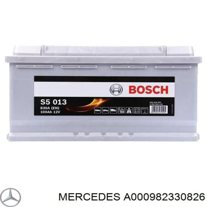Bateria recarregável (PILHA) A000982330826 Mercedes