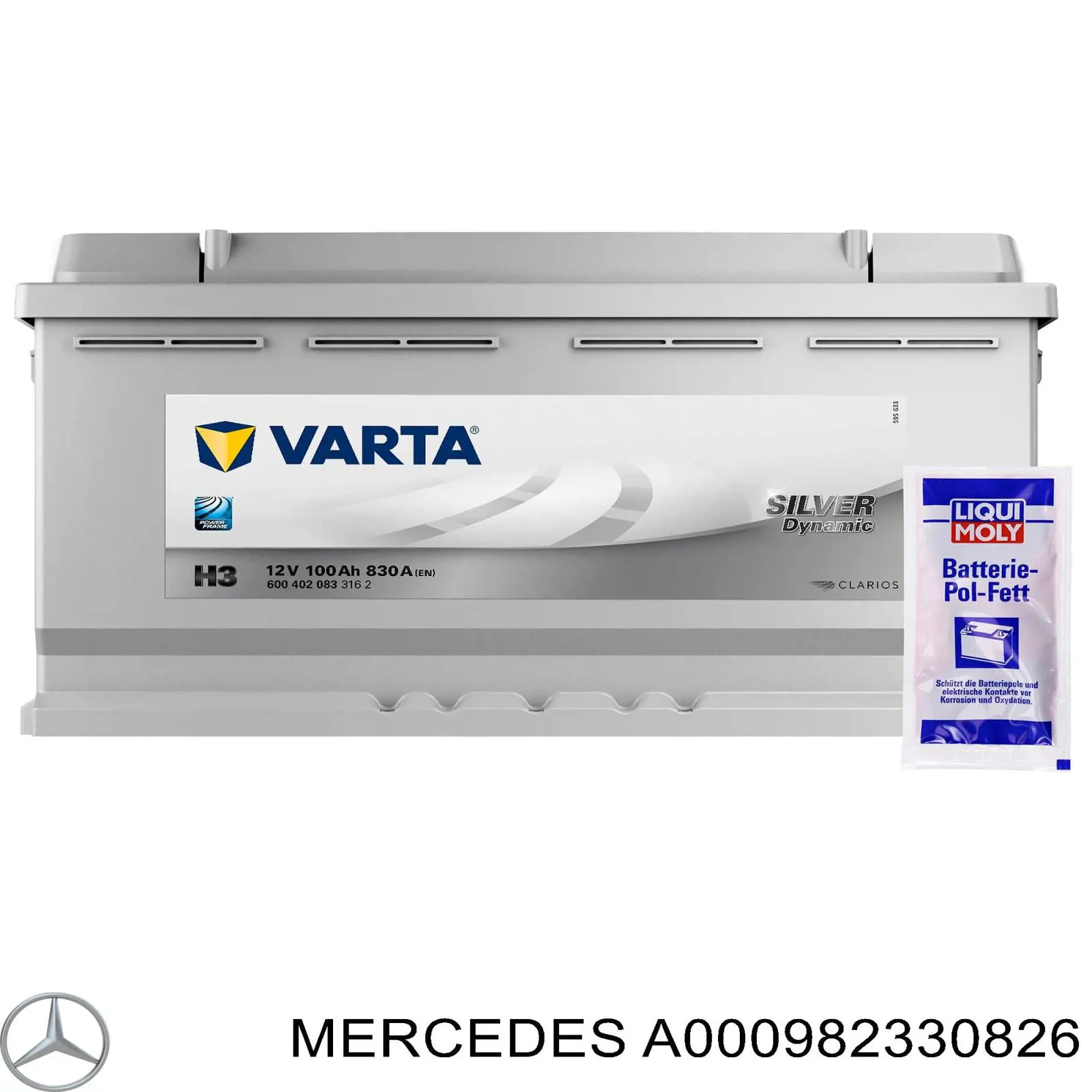 Compre A000982330826 Mercedes Bateria recarregável (PILHA)