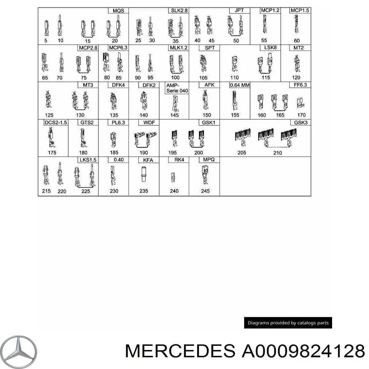 A0009824128 Mercedes 