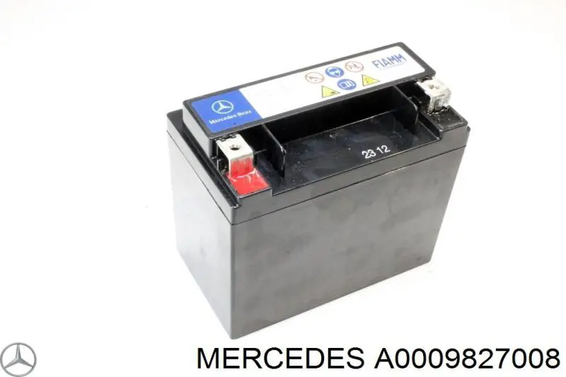 A0009827008 Mercedes Bateria recarregável (PILHA)