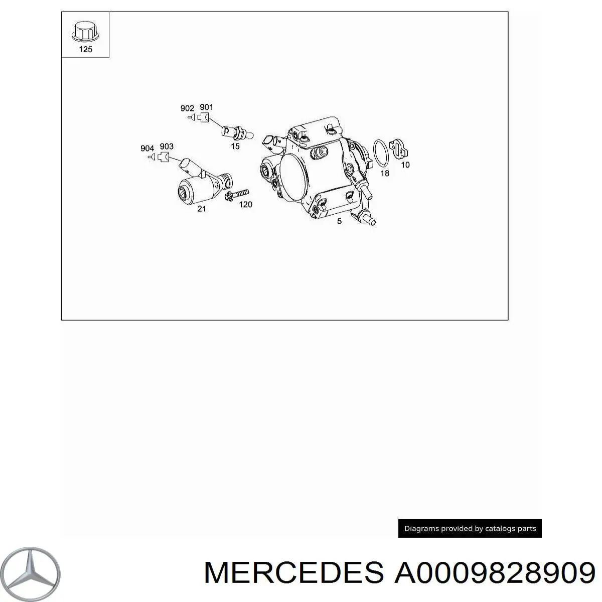  Mercedes A0009828909 preço, a partir de 1,43 USD