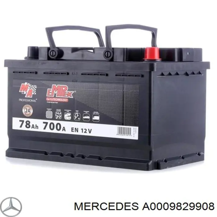 Bateria recarregável (PILHA) Mercedes A0009829908 preço, a partir de 558,42 USD