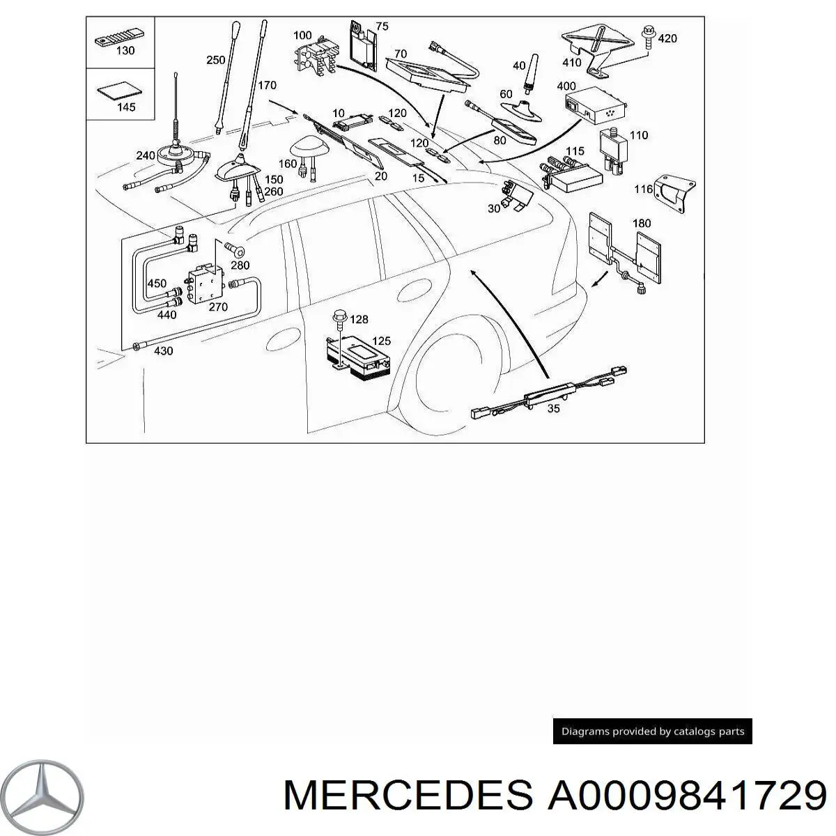  Mercedes A0009841729 preço, a partir de 4,90 USD
