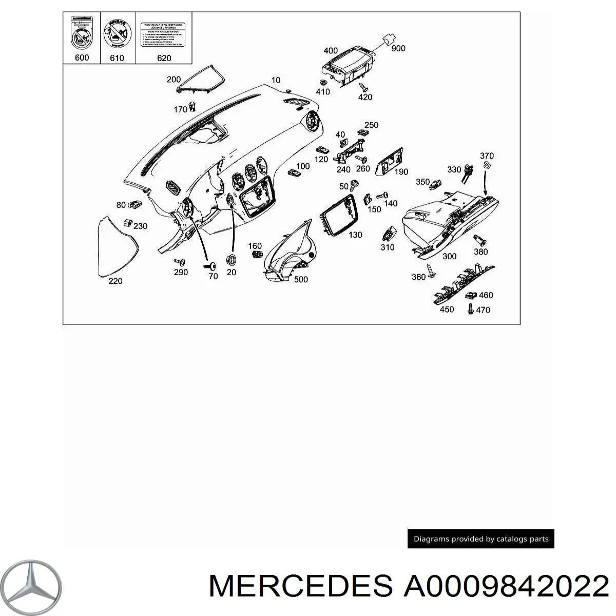 Mercedes A0009842022 preço, a partir de 1,95 USD