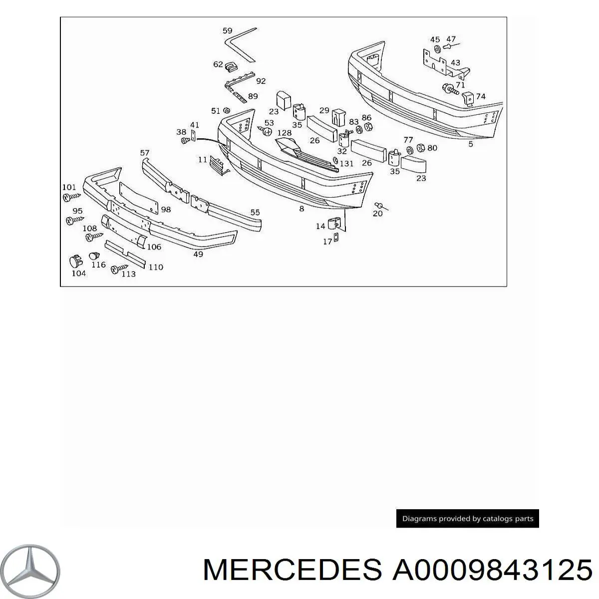 Compre A0009843125 Mercedes 