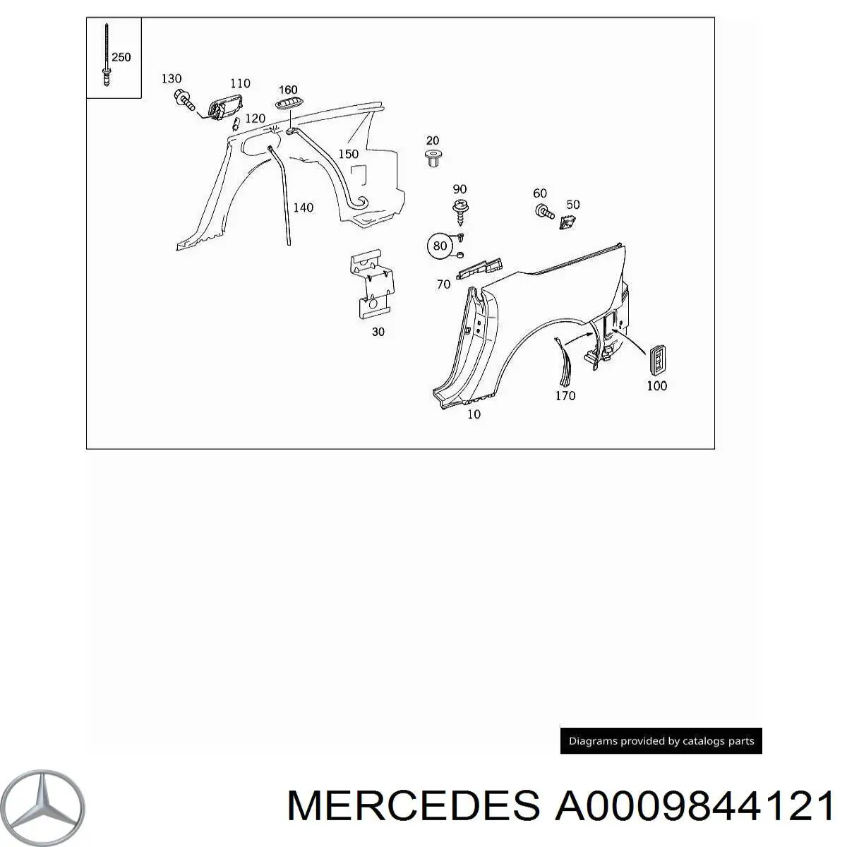 A0009846321 Mercedes 