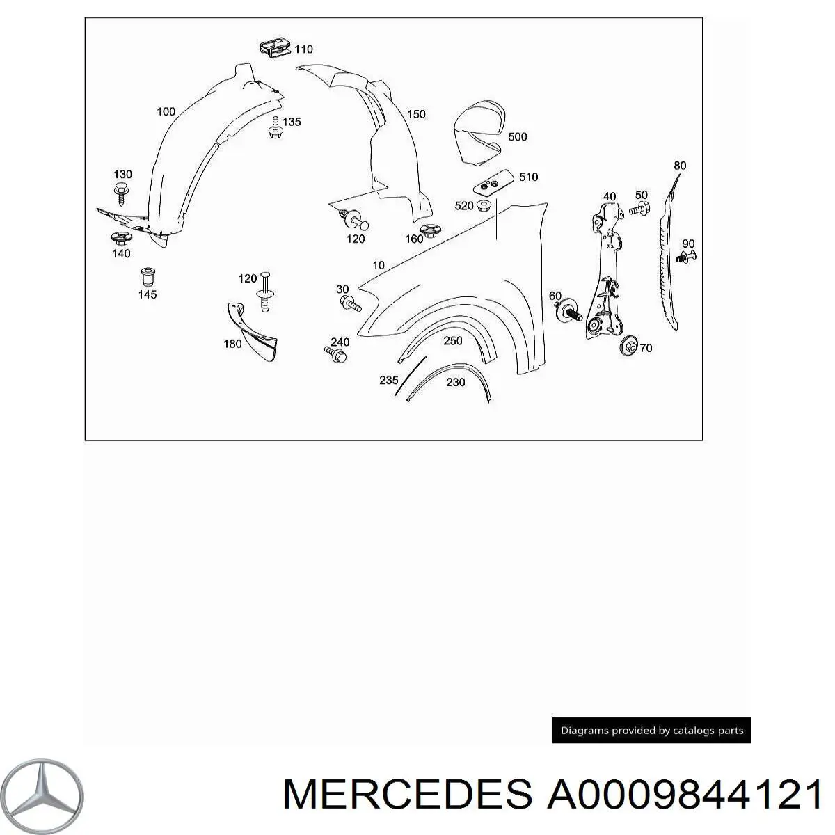  Mercedes A0009846321 preço, a partir de 6,13 USD