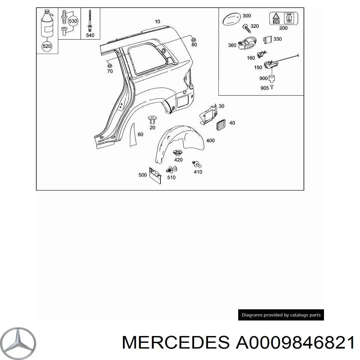  Mercedes A0009846821 preço, a partir de 4,24 USD