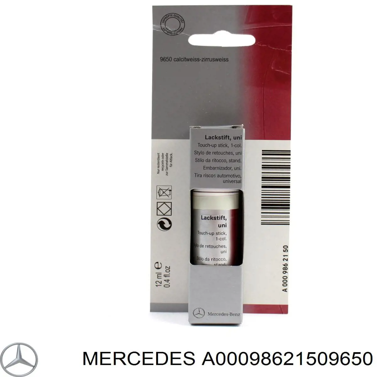 Tingimento (lápis) Mercedes A00098621509650 preço, a partir de 15,40 USD
