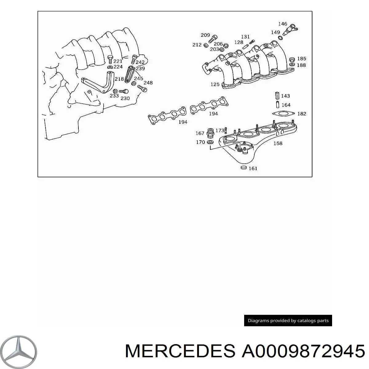  Mercedes A0009872945 preço, a partir de 0,96 USD