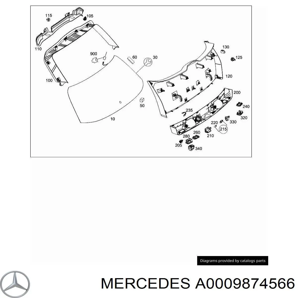 Pára-brisas Mercedes A0009874566 preço, a partir de 3,73 USD