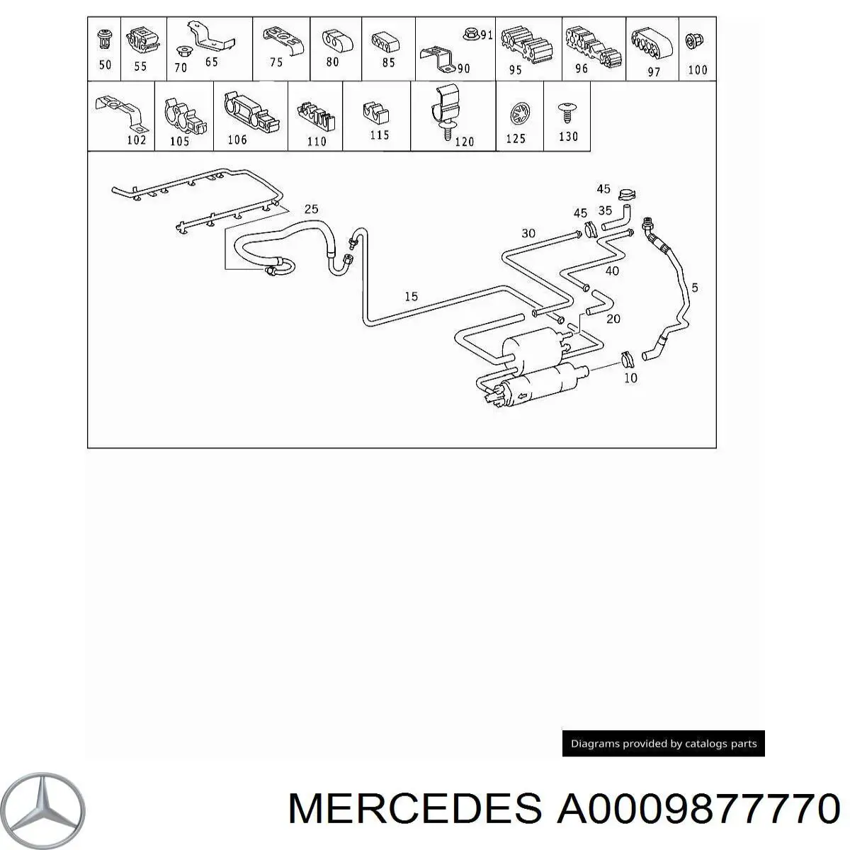 A0009877770 Mercedes 