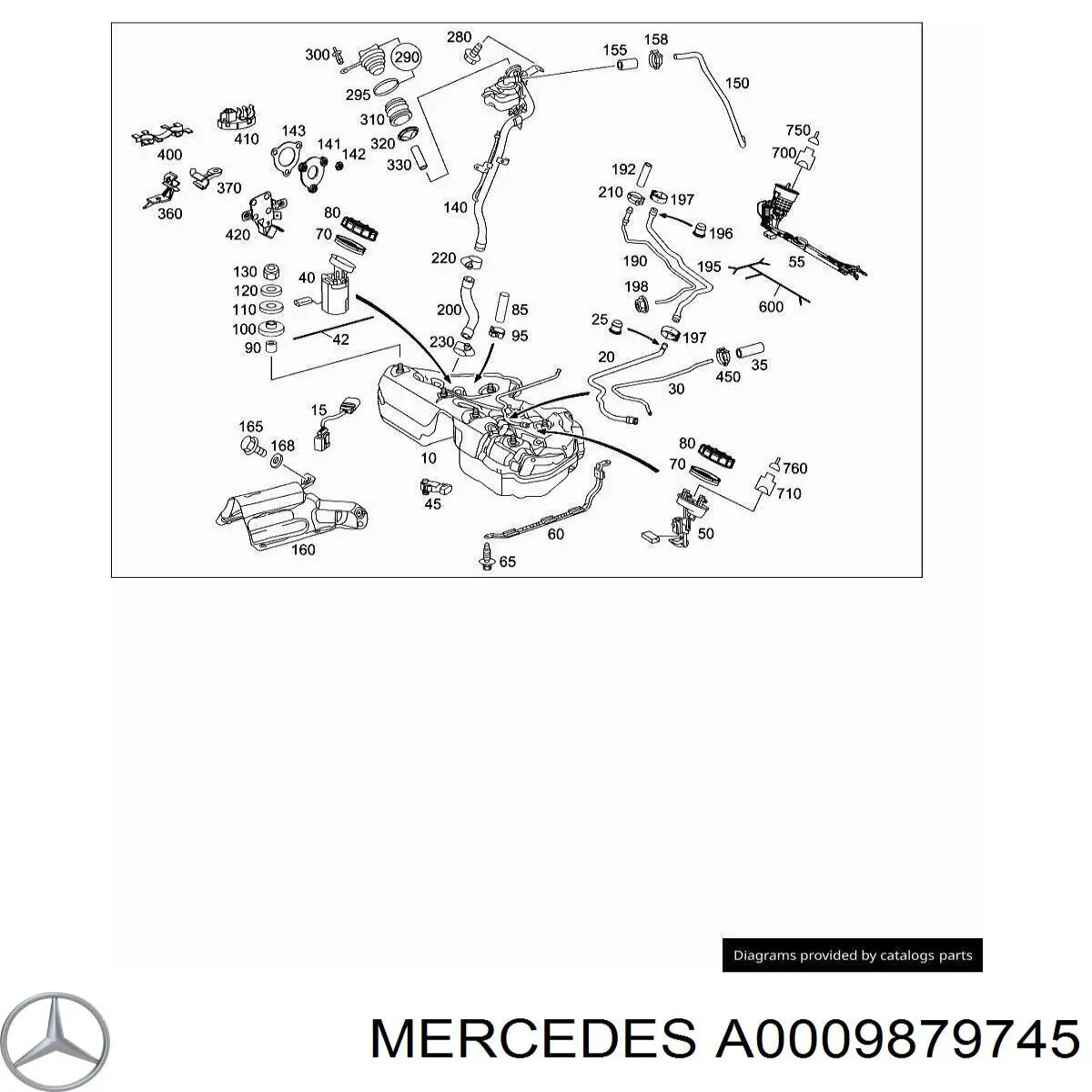 A0009879745 Mercedes 
