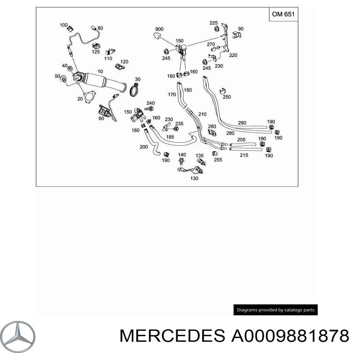 A0009881878 Mercedes 