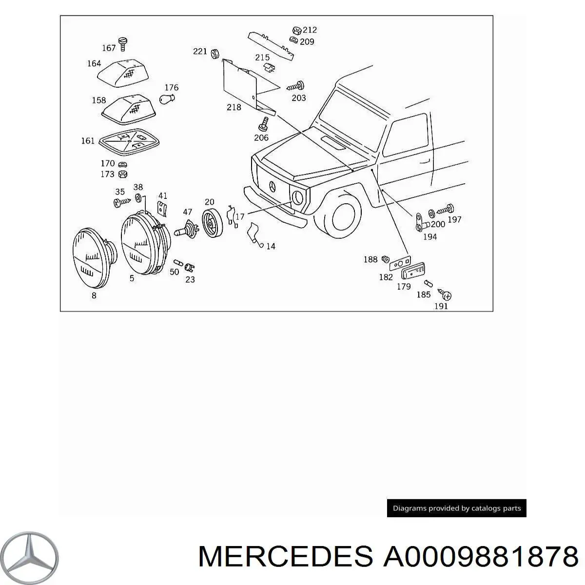  Mercedes A0009881878 preço, a partir de 5,01 USD