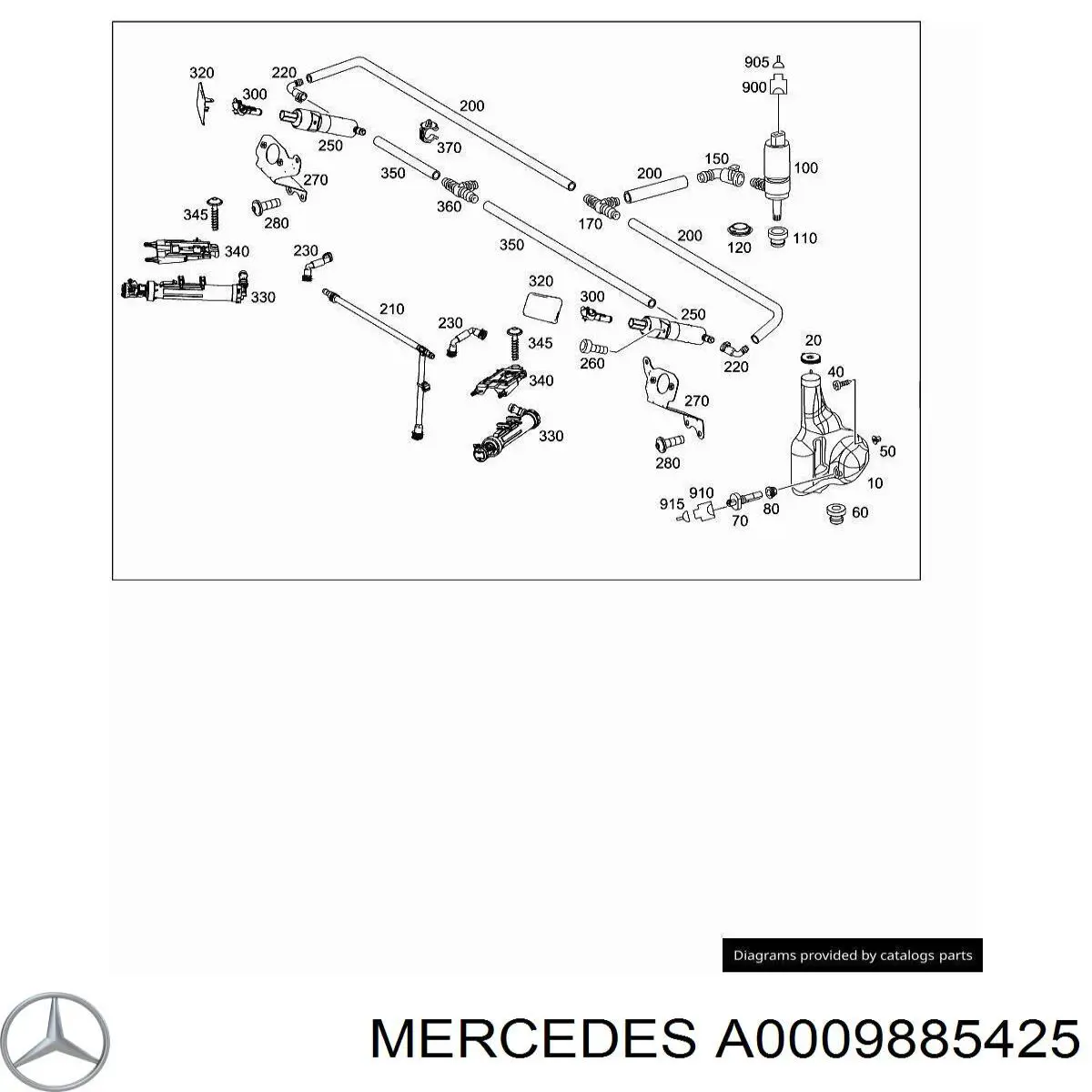  Mercedes A0009885425 preço, a partir de 3,51 USD