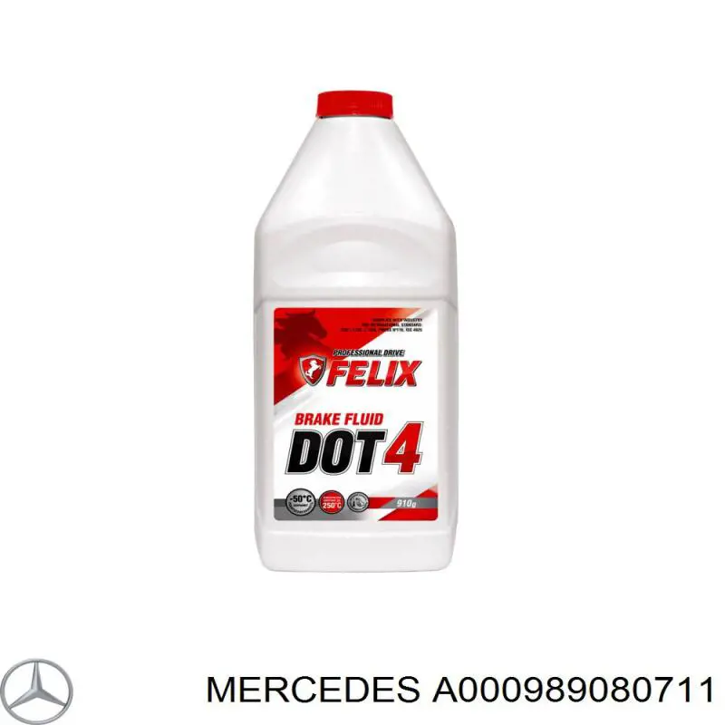 Fluido de freio A000989080711 Mercedes