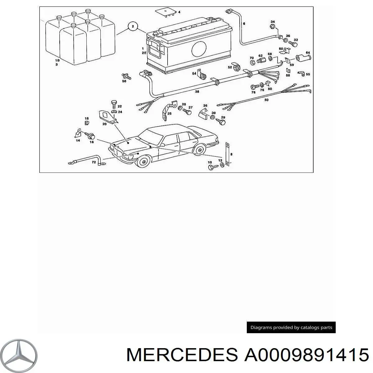  Mercedes A0009891415 preço, a partir de 84,06 USD