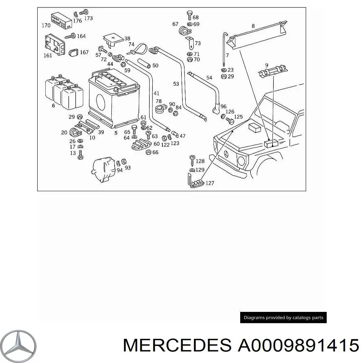 Compre A0009891415 Mercedes 