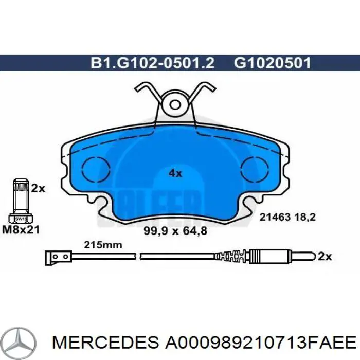 Óleo para motor A000989210713FAEE Mercedes