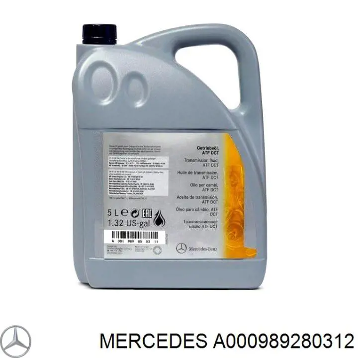Óleo de transmissão A000989280312 Mercedes