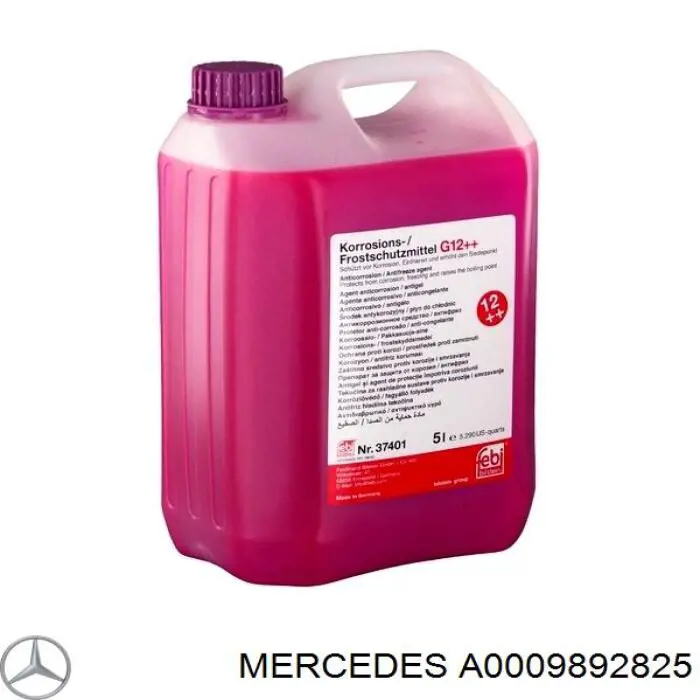 Fluido de esfriamento Mercedes A0009892825 preço, a partir de 12,38 USD