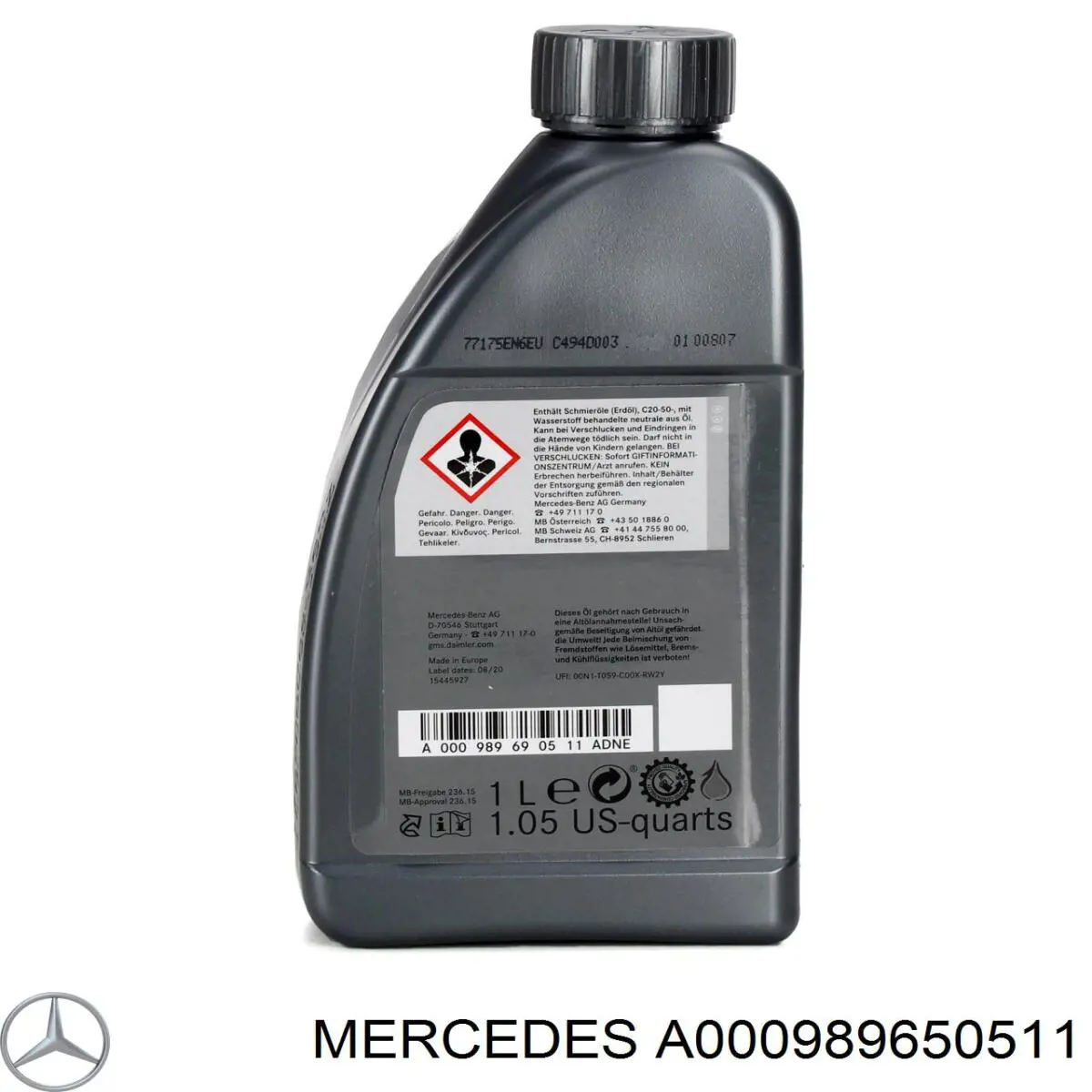 A000989650511 Mercedes 