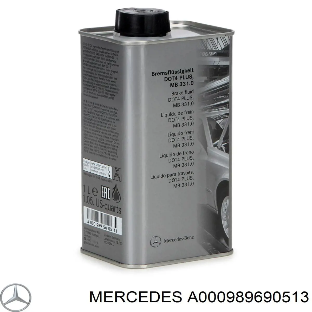Óleo de transmissão Mercedes A000989690513 preço, a partir de 104,40 USD