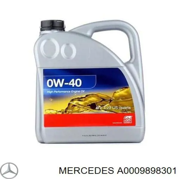 A0009898301 Mercedes Óleo para motor