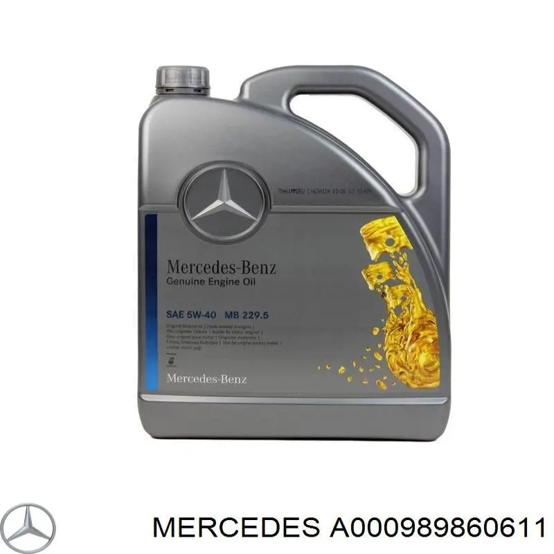 A000989860611 Mercedes Óleo para motor