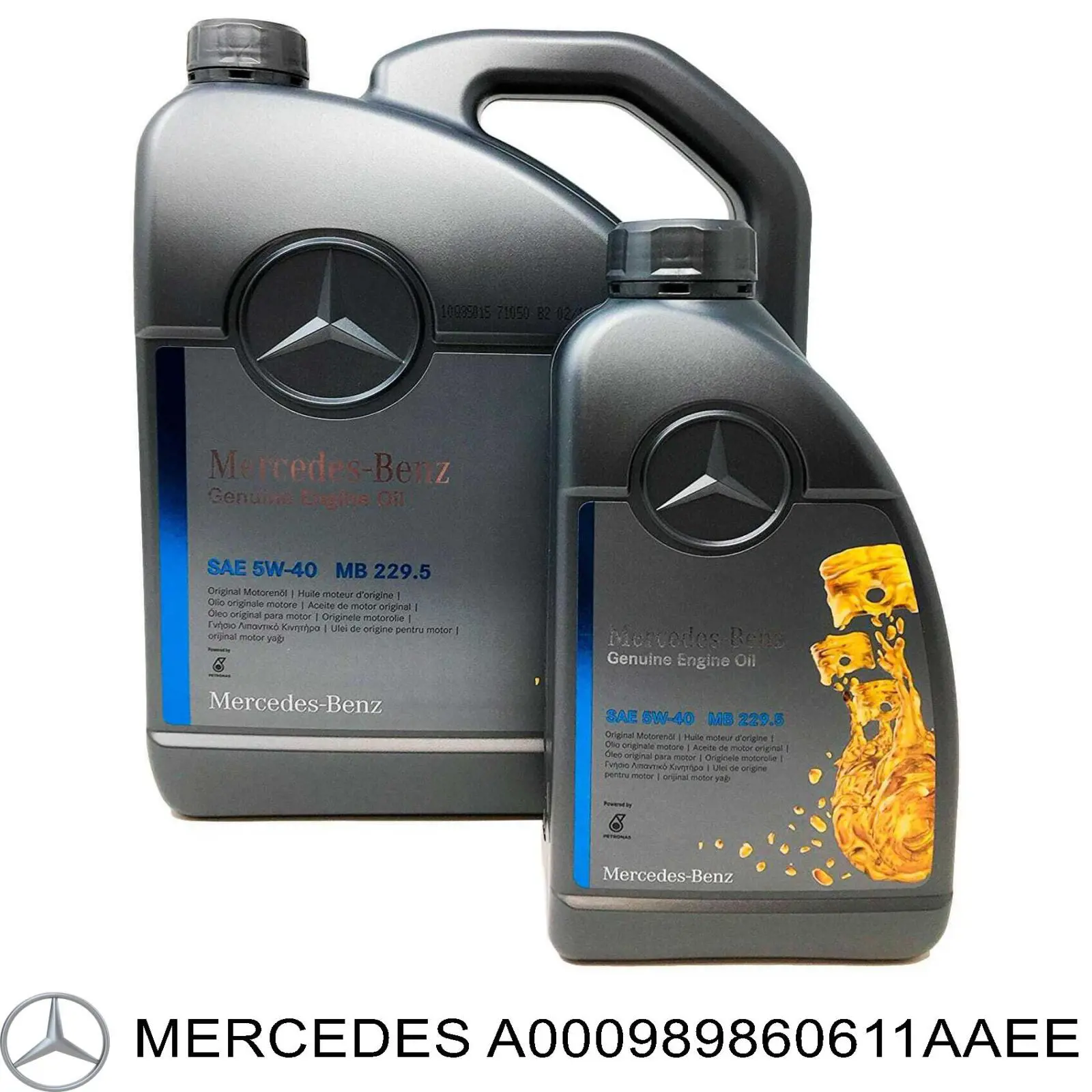 A000989860611AAEE Mercedes Óleo para motor