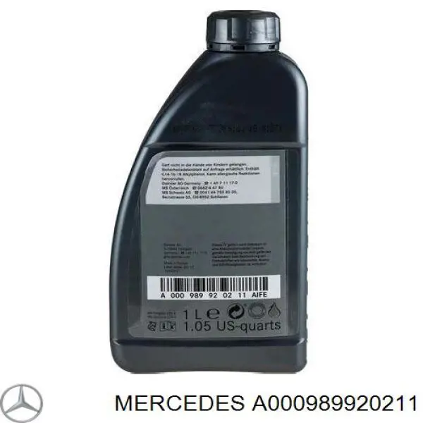 A000989920211 Mercedes Óleo para motor